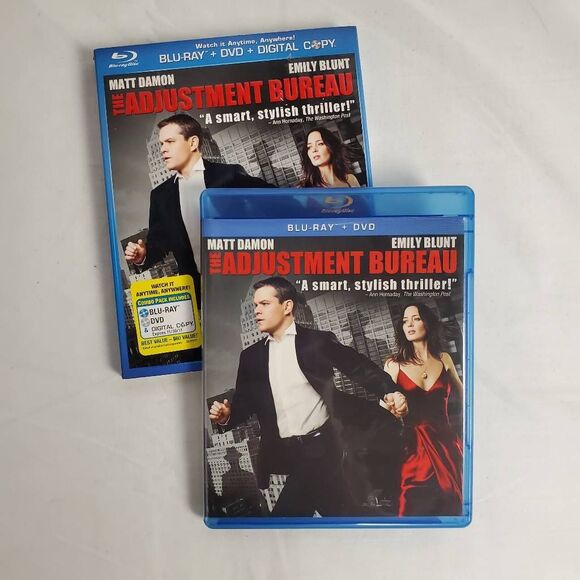 The Adjustment Bureau Blu-Ray + DVD + Digital - Picture 1 of 4